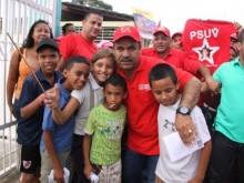 En Unare reafirma la reeleccion del presidente chavez 